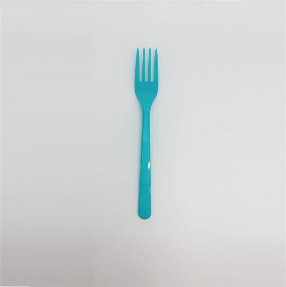 Plastik%20Çatal%20Turkuaz%2025%20adet