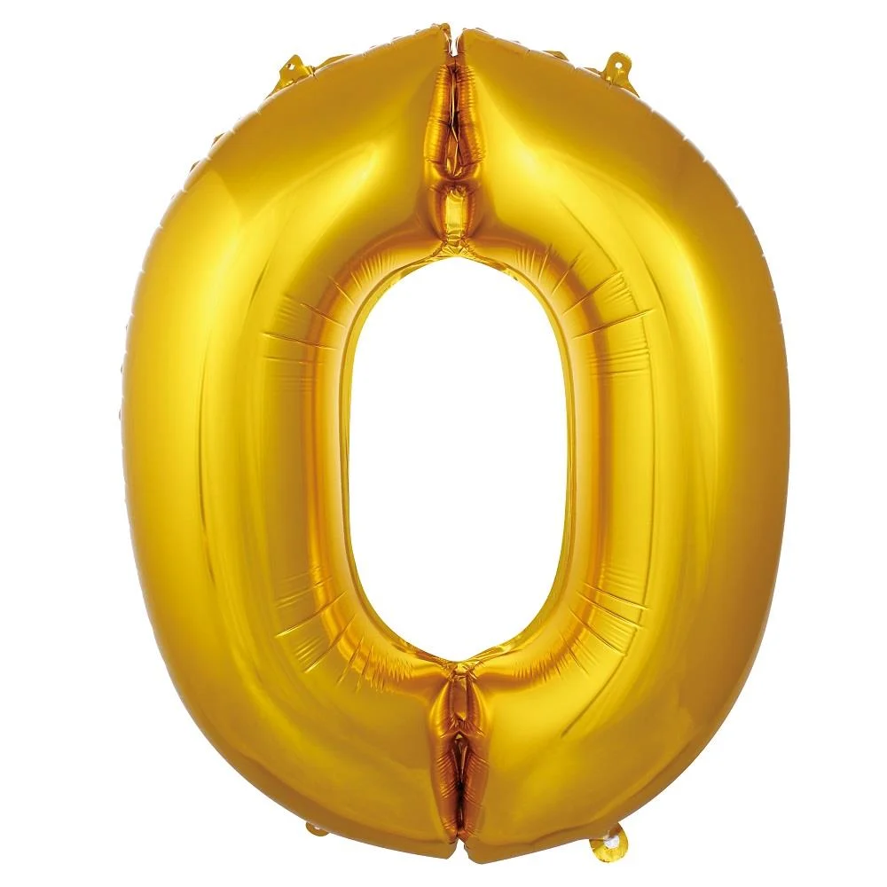 Rakam%20Folyo%20Balon%20Altın%200-16%20inç