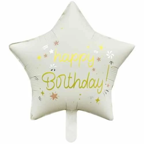 Yıldız%20Happy%20Birthday%20Krem%20Folyo%20Balon