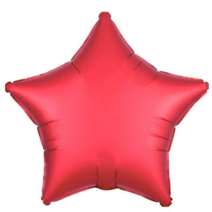 18%20inç%20Kırmızı%20Renk%20Yıldız%20Folyo%20Balon