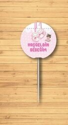 Hoşgeldin%20Bebeğim%20Pembe%20Pasta%20Süsü%20Kürdan%2010%20adet