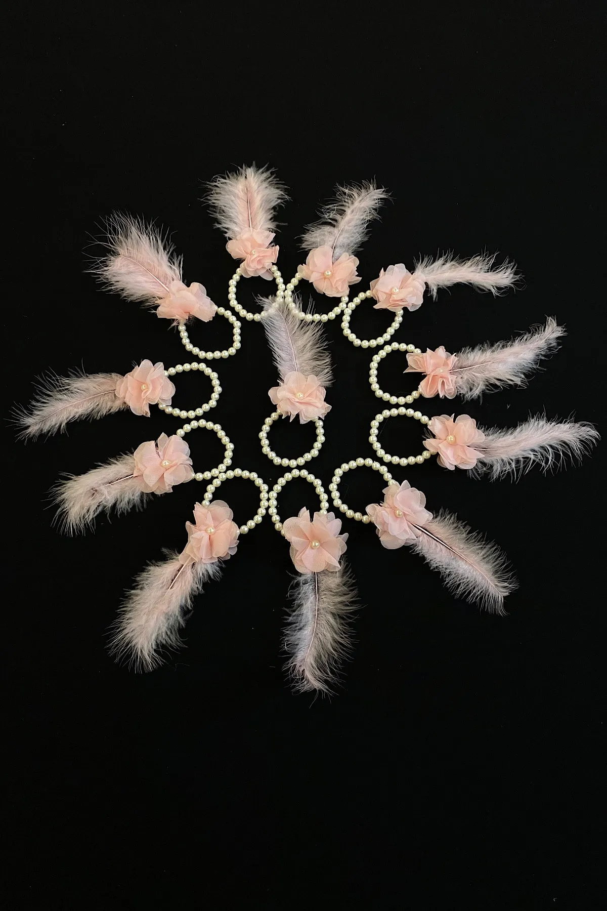 Bride%20To%20Be%20İncili%20Bileklik%20Pembe%201%20adet