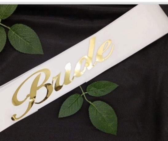 Bride%20Gold%20Yazılı%20Kuşak%20Pembe%20Renk