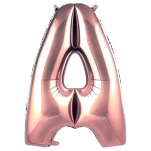 Harf%20Folyo%20Balon%20Rosegold%20A-40%20İnç