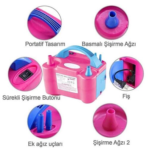 Balon%20Pompası%20Çift%20Çıkışlı%20Şişirme%20Makinesi