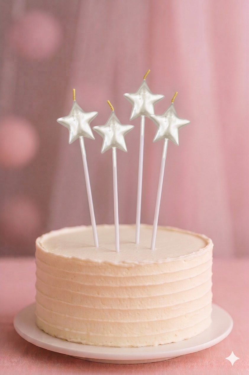 Parti%20Mumu%20Sedefli%20Beyaz%20Yıldız%204%20adet