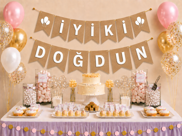 Doğum%20Günü%20Zarflı%20Banner%20Kraft%20Beyaz%20İyi%20Ki%20Doğdun