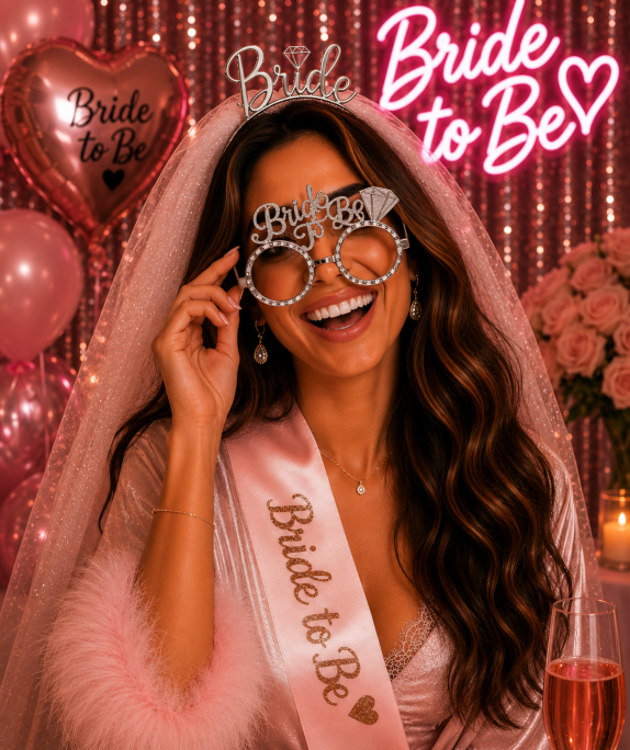 Bride%20Gözlük%20Taç%20Seti%20Gümüş