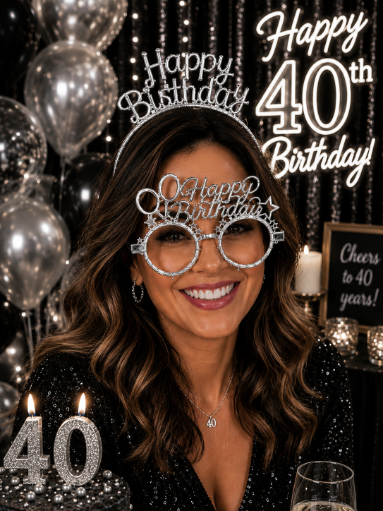 Happy%20Birthday%20Taç%20Gözlük%20Seti%20Gümüş