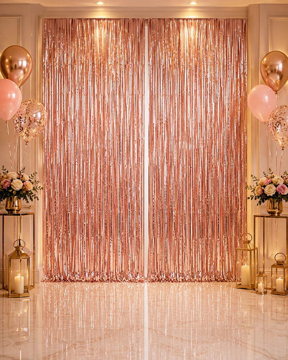 Metalize%20Arka%20Fon%20Perde%20Rosegold%2090x190%20cm
