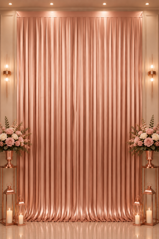 Arka%20Fon%20Perde%20Mat%20Rosegold%20100x200%20cm