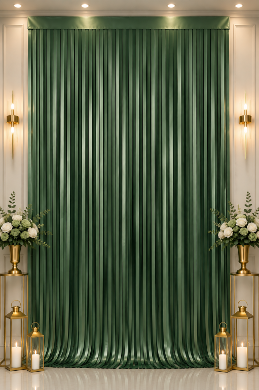 Arka%20Fon%20Perde%20Mat%20Koyu%20Yeşil%20100x200%20cm