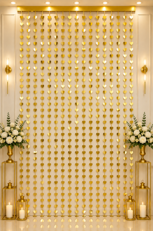 Metalize%20Arka%20Fon%20Perde%20Kalp%20Gold%20100x200%20cm