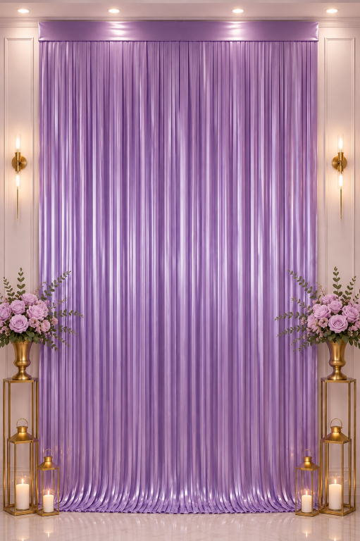 Arka%20Fon%20Perde%20Pastel%20Mor%20100x200%20cm