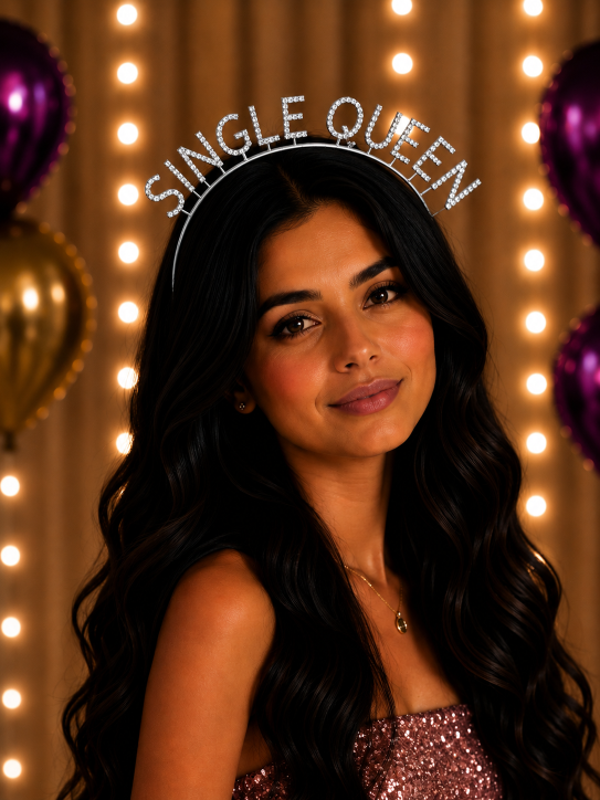 Single%20Queen%20Taşlı%20Taç%20Gümüş