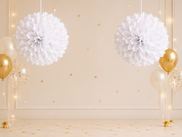 Doğum%20Günü%20Beyaz%20Ponpon%20Tavan%20Süsü%202li