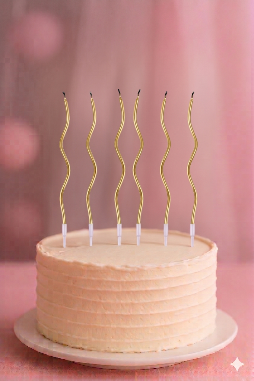 Parti%20Mumu%20Kıvrımlı%20Altın%20Renk%206%20adet