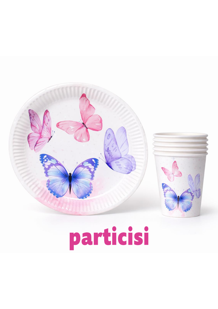 Doğum%20Günü%20Kelebek%20Tabak%20Bardak%208li