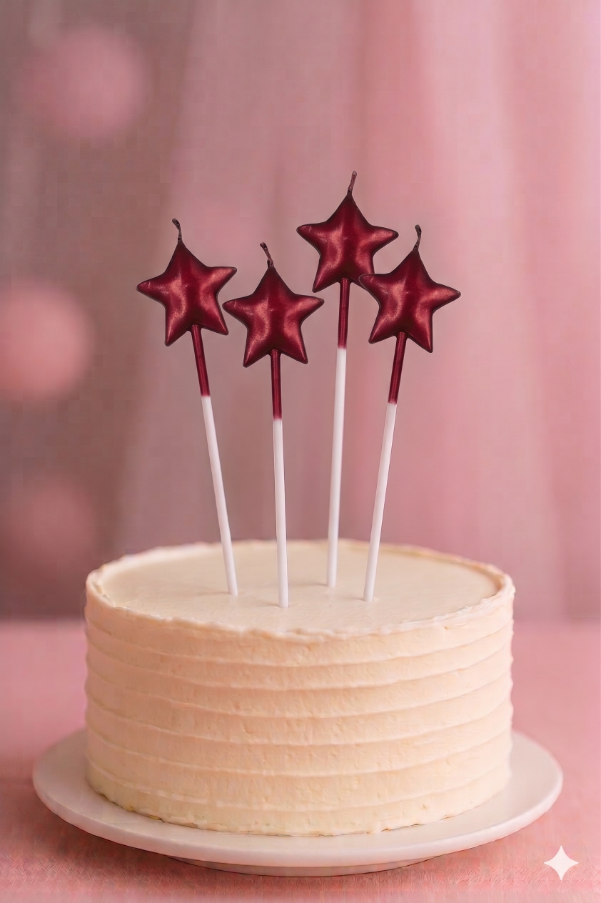 Parti%20Mumu%20Kırmızı%20Yıldız%204%20adet