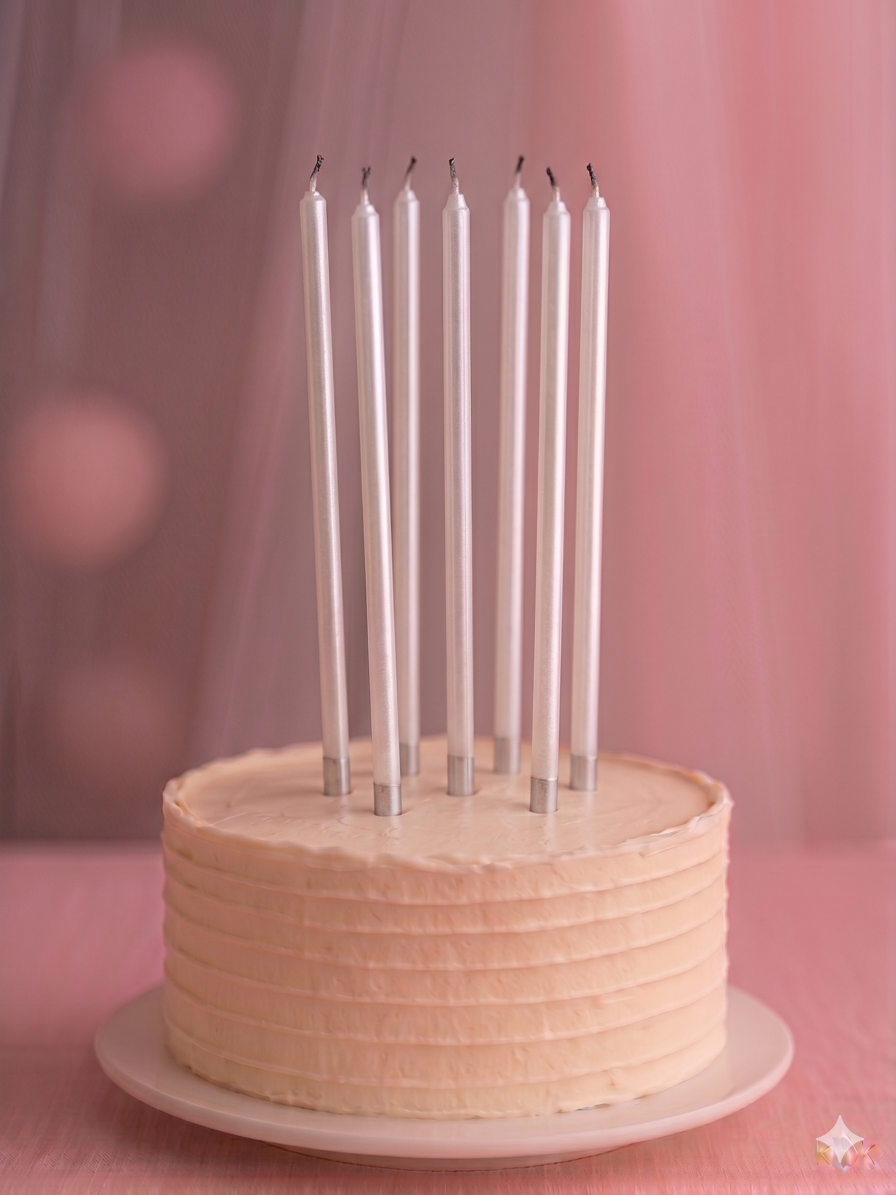 Parti%20Mumu%20Metalik%20Beyaz%2020%20cm