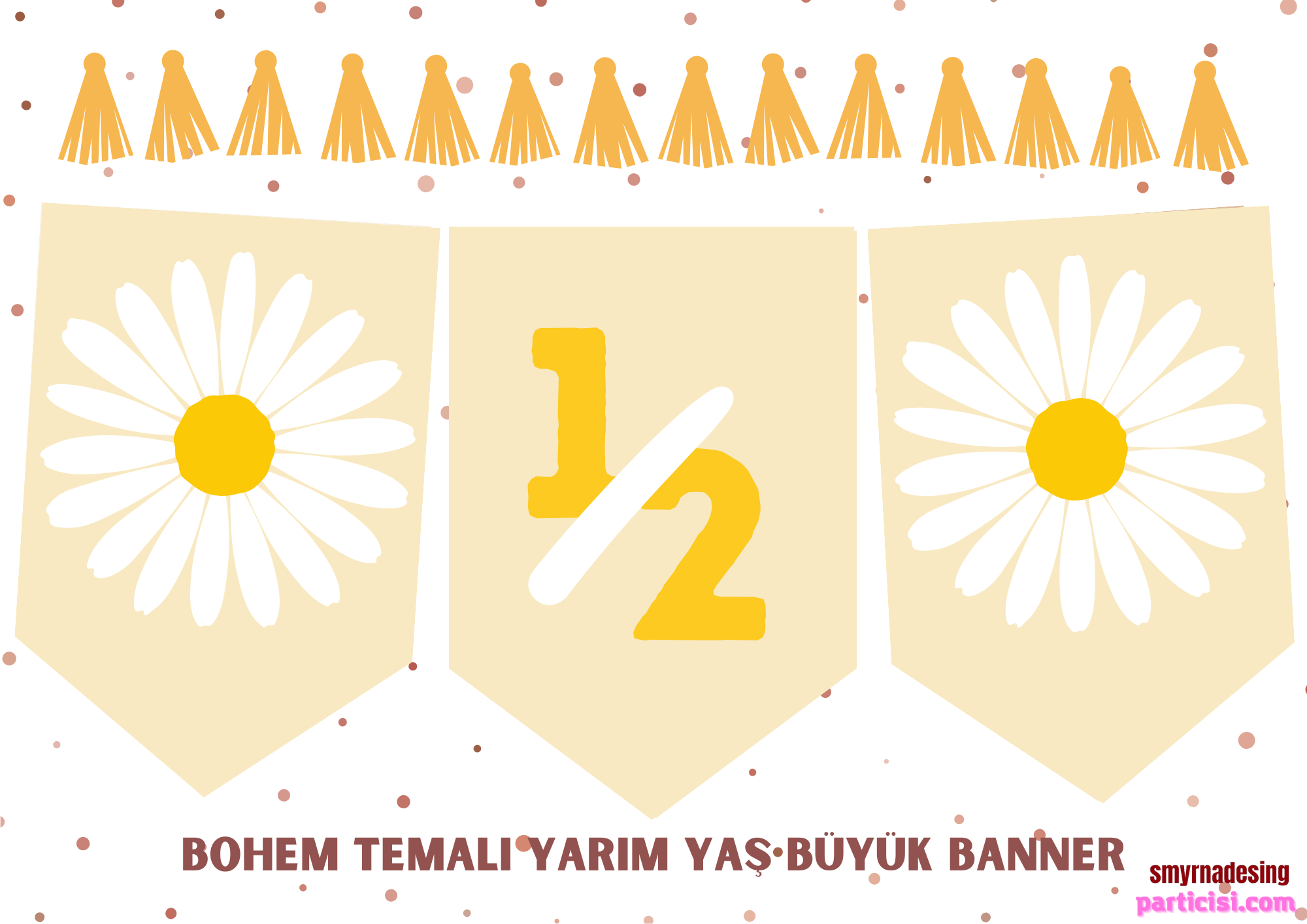 1/2%20Ay%20Doğum%20Günü%20Papatya%20Banner