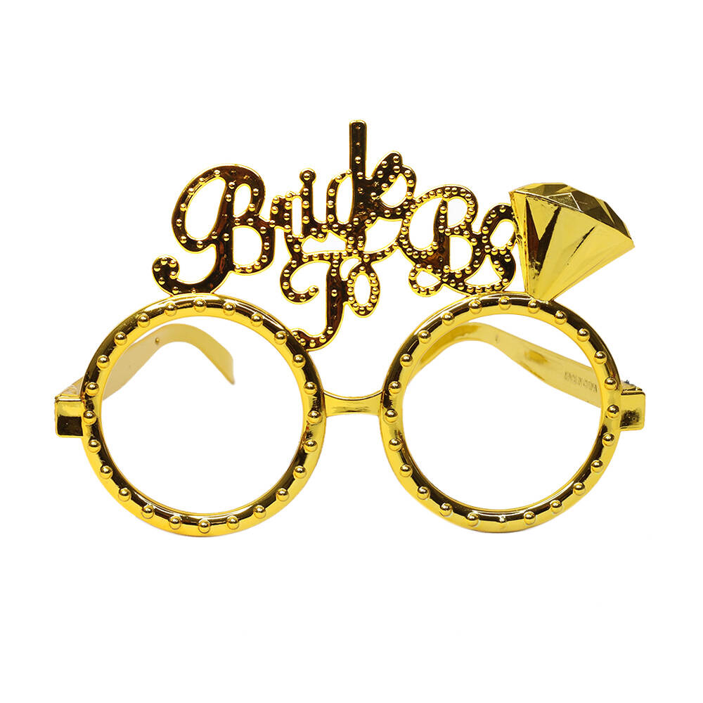 Bride%20To%20Be%20Plastik%20Gözlük%20Gold