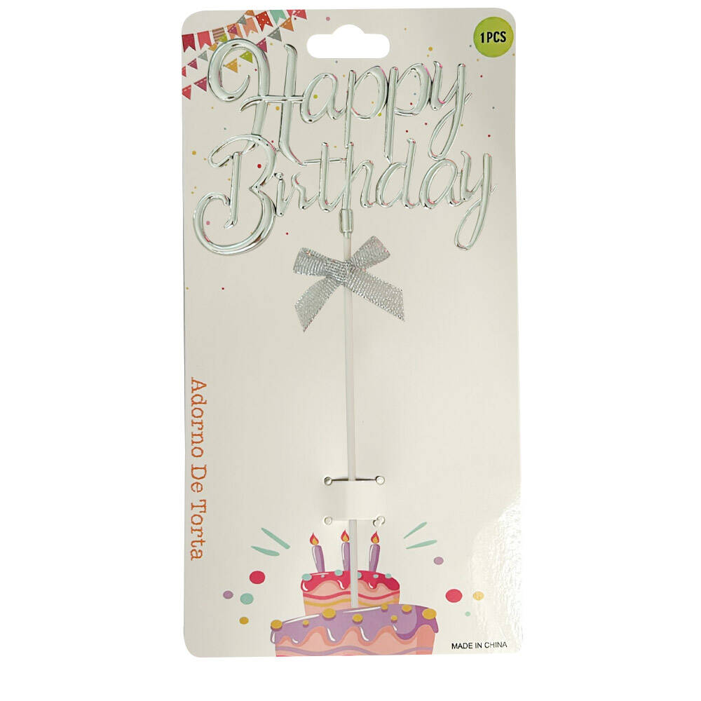 Happy%20Birthday%20Krom%20Renk%20Çubuklu%20Süs%20Gümüş