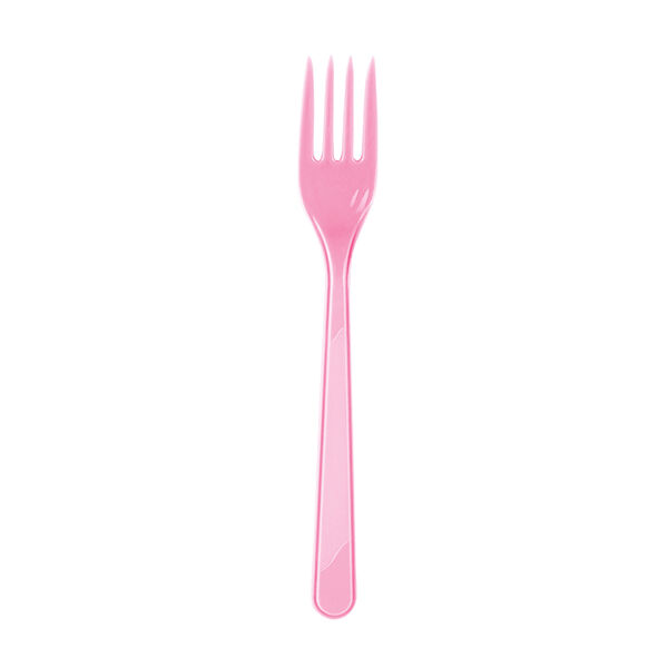 Plastik%20Çatal%20Açık%20Pembe%2025%20adet