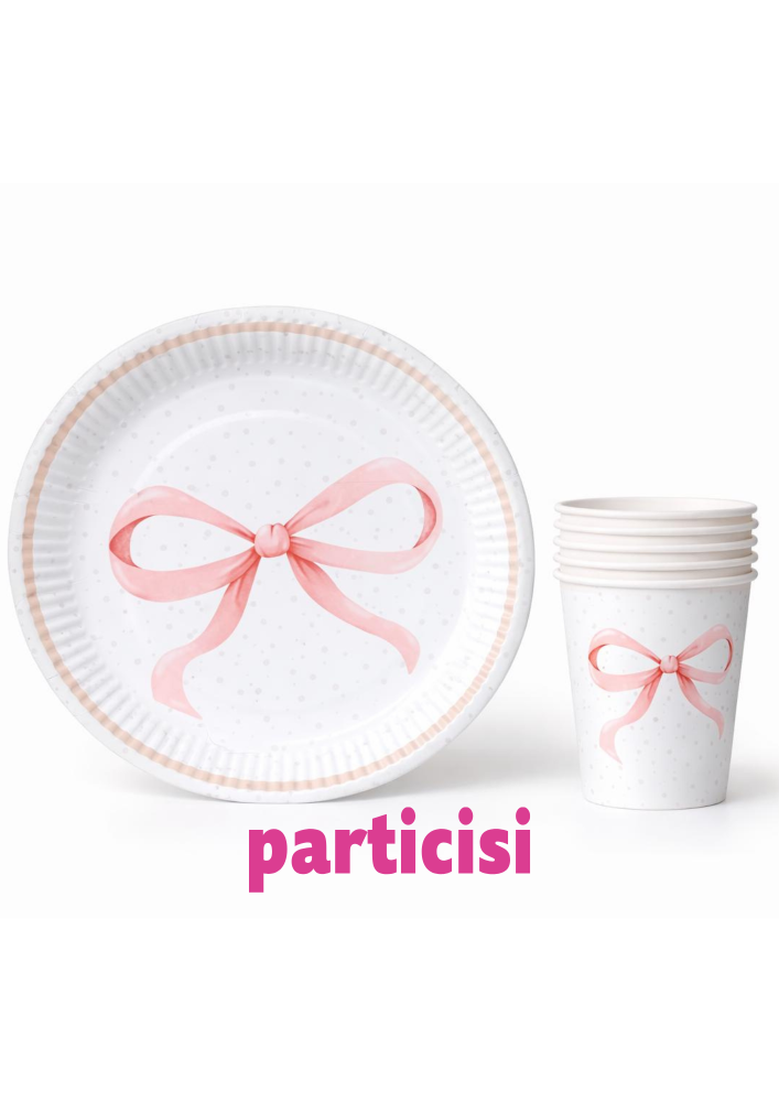 Doğum%20Günü%20Pembe%20Fiyonk%20Tabak%20Bardak%208li