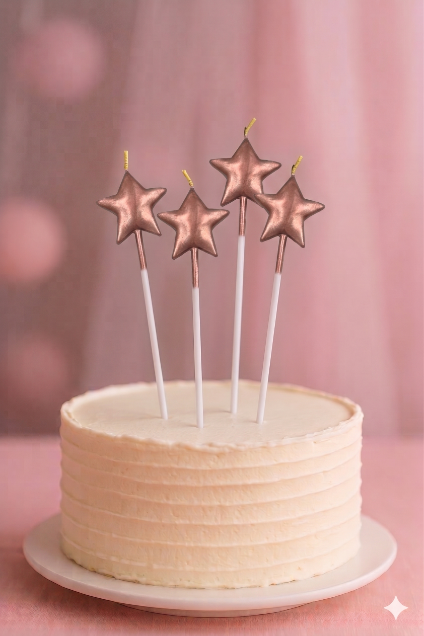 Parti%20Mumu%20Rosegold%20Yıldız%204%20adet