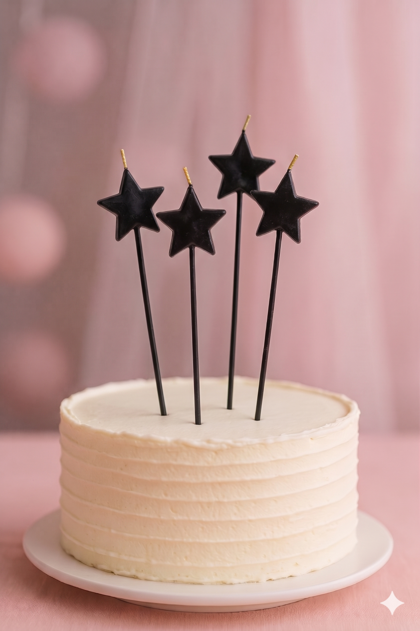 Parti%20Mumu%20Siyah%20Yıldız%204%20adet