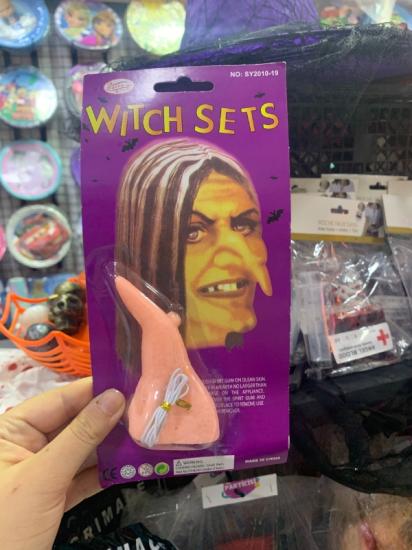 Halloween Takma Cadı Burnu