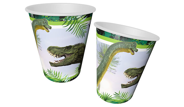 B.E. Doğum Günü Lisanslı Jurassic Park Bardak 8li