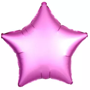 18 inç Pembe Renk Yıldız Folyo Balon