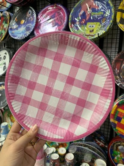 Doğum Günü Desenli Tabak 8li
