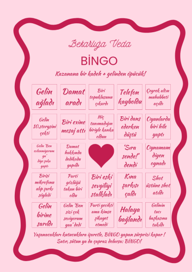 Bride To Be Partisi Oyun Kartı