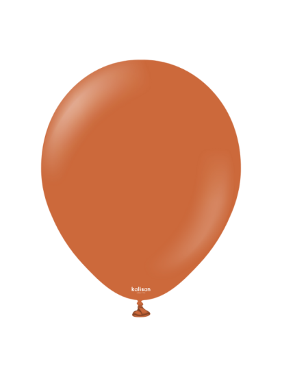 12’’ Kalisan Retro Yanık Turuncu Lateks Balon 1 adet