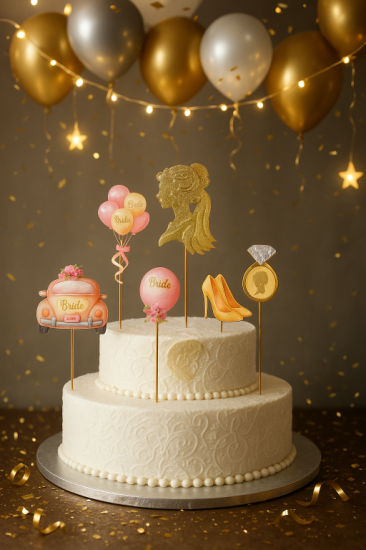 Bride To Be Pasta Süsü Kürdan 5 adet