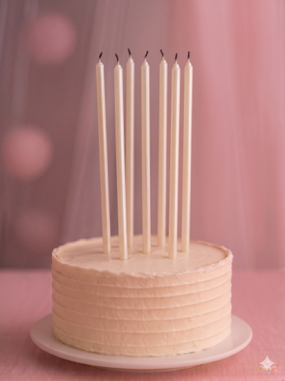 Parti Mumu Beyaz 15 cm