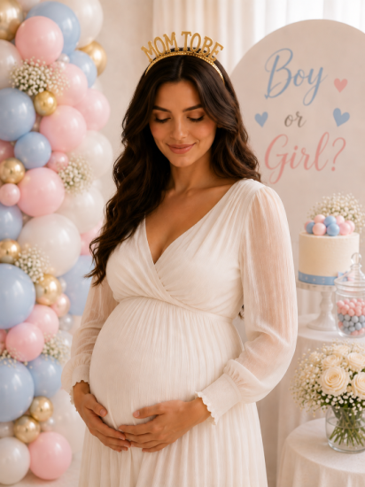 Mom To Be Mika Taç Gold
