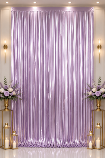 Arka Fon Perde Mat Pembe 100x200 cm