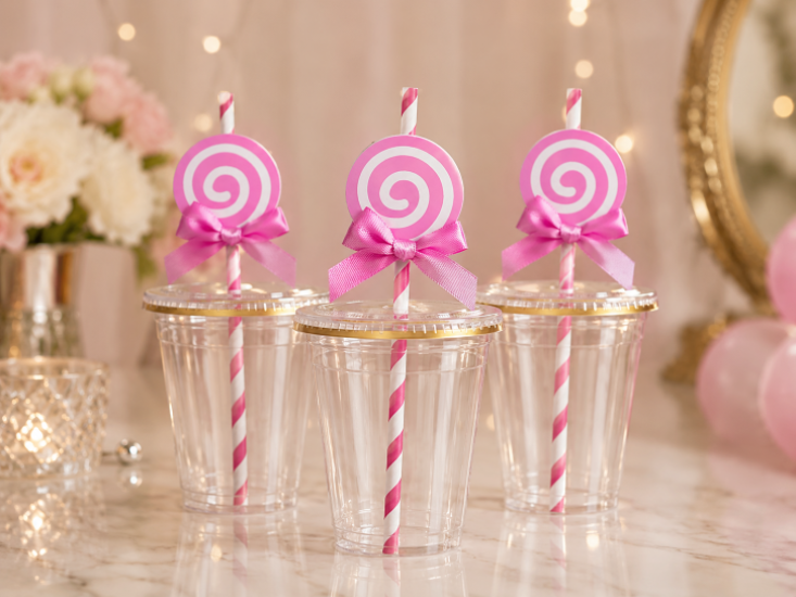 Lolipop Şekilli Pipet 6 adet