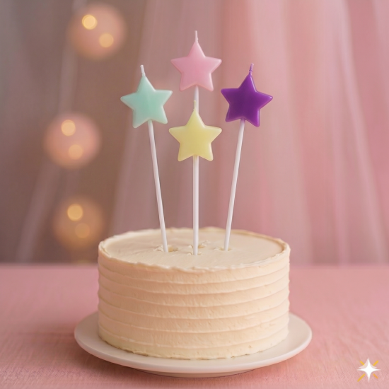 Parti Mumu Makaron Yıldız 4 adet