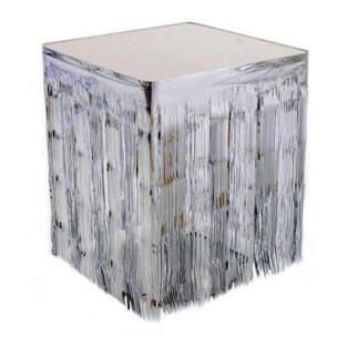 Metalize Masa Eteği Gümüş 70x280 cm