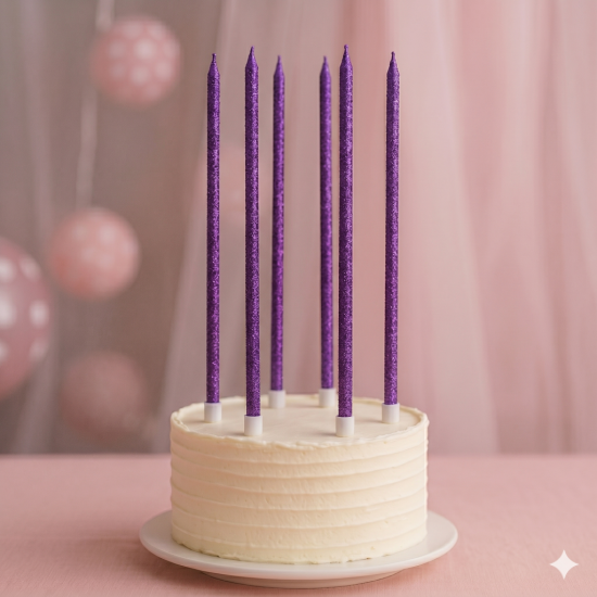 Parti Mumu Simli Mor 15 cm