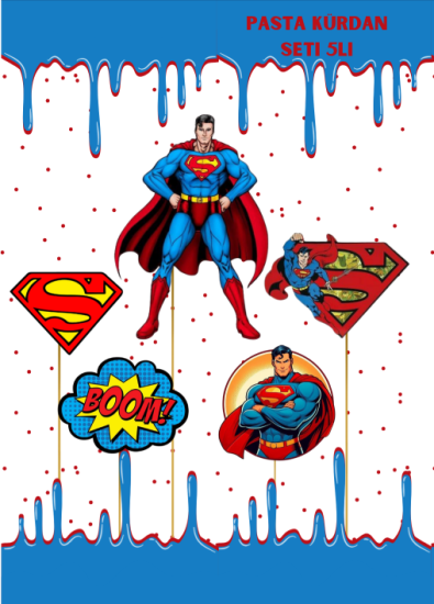 Kahramanlar Pasta Üstü Kürdan 5li