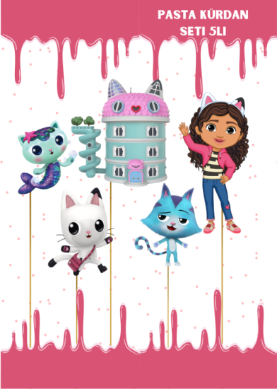 Gebi Pasta Üstü Kürdan 5li