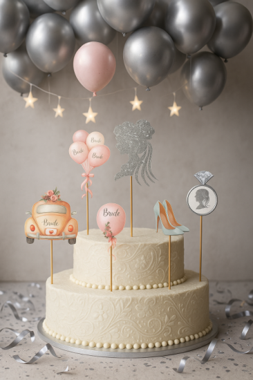 Bride To Be Pasta Süsü Kürdan 5 adet