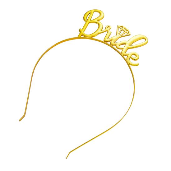 Bride Metal Taç Gold
