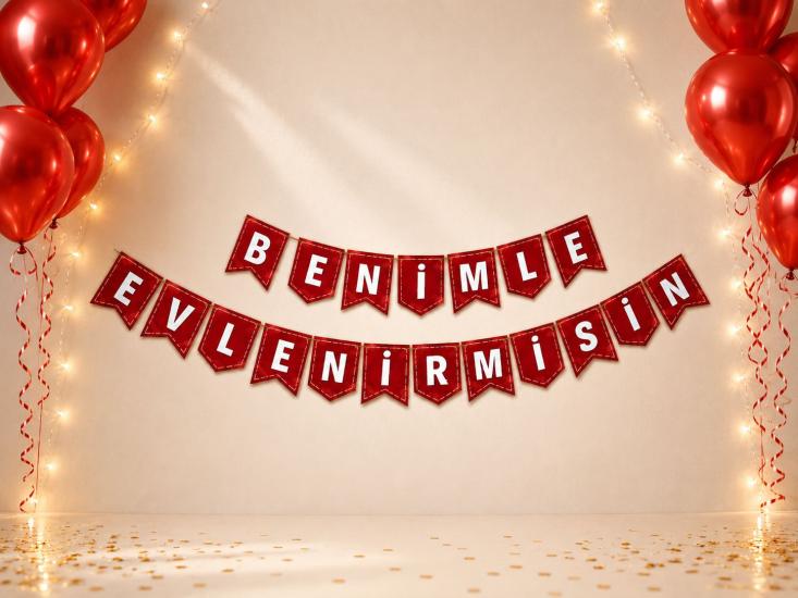 Sevgililer Günü Benimle Evlenir Misin Banner